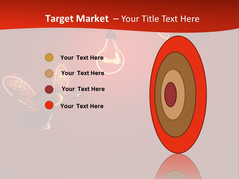 A Powerpoint Presentation With A Red Background PowerPoint Template