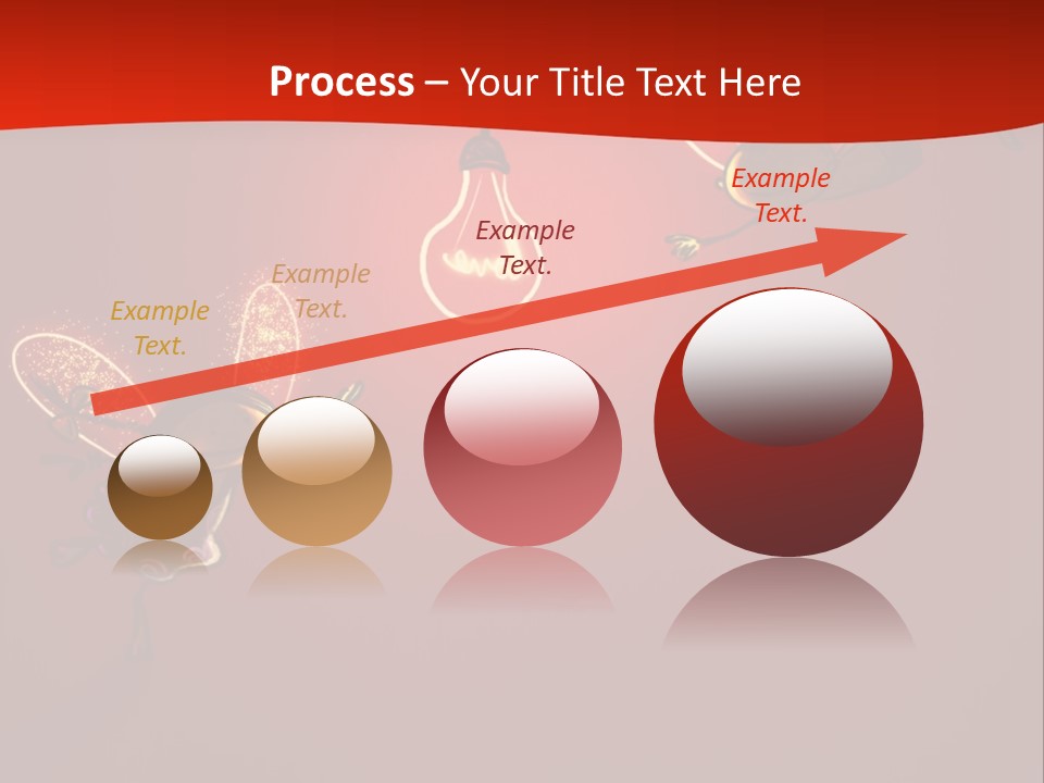 A Powerpoint Presentation With A Red Background PowerPoint Template
