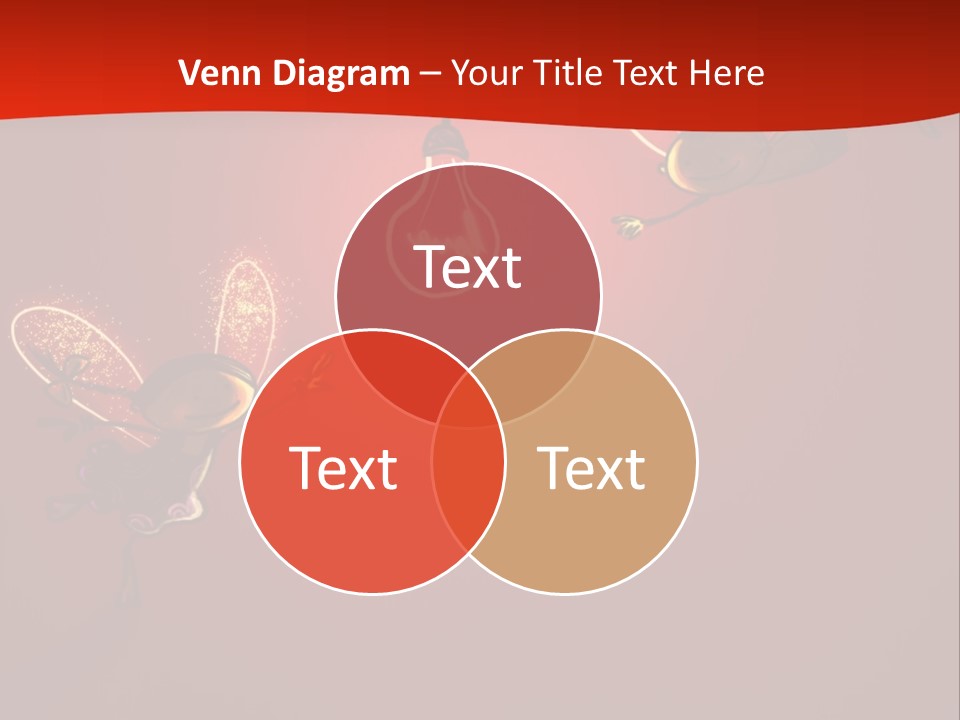 A Powerpoint Presentation With A Red Background PowerPoint Template