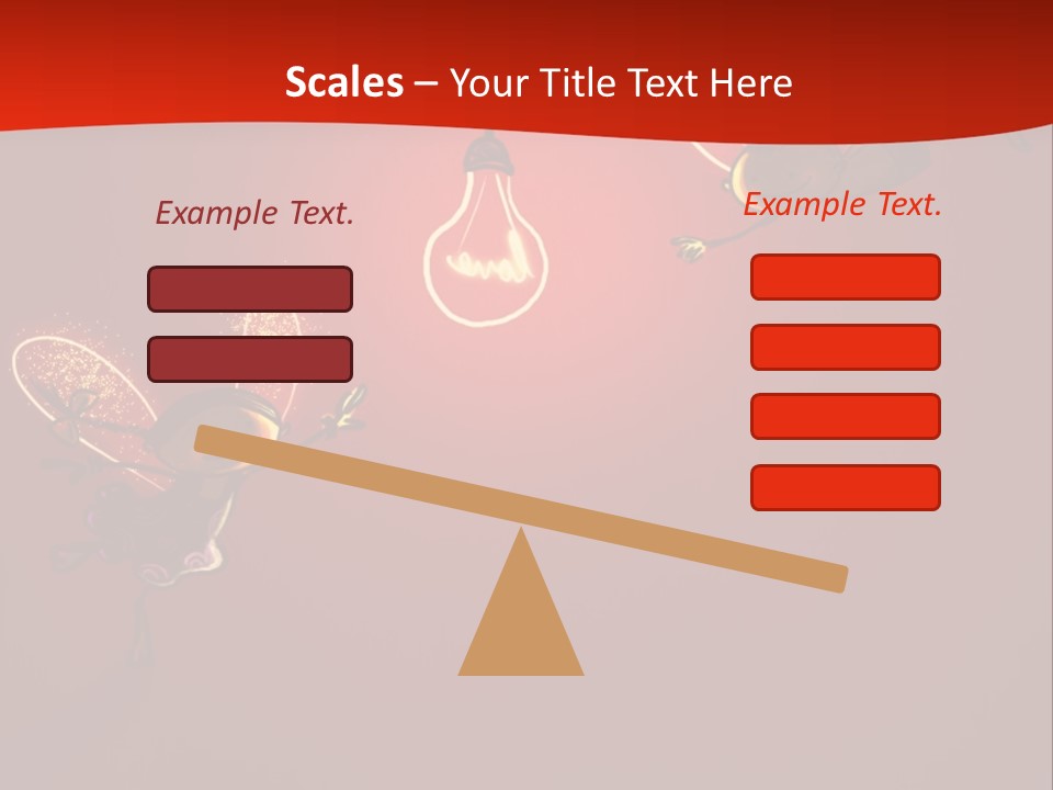 A Powerpoint Presentation With A Red Background PowerPoint Template