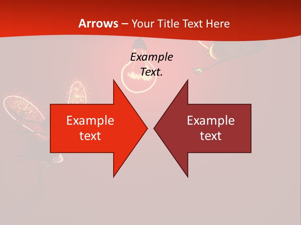 A Powerpoint Presentation With A Red Background PowerPoint Template