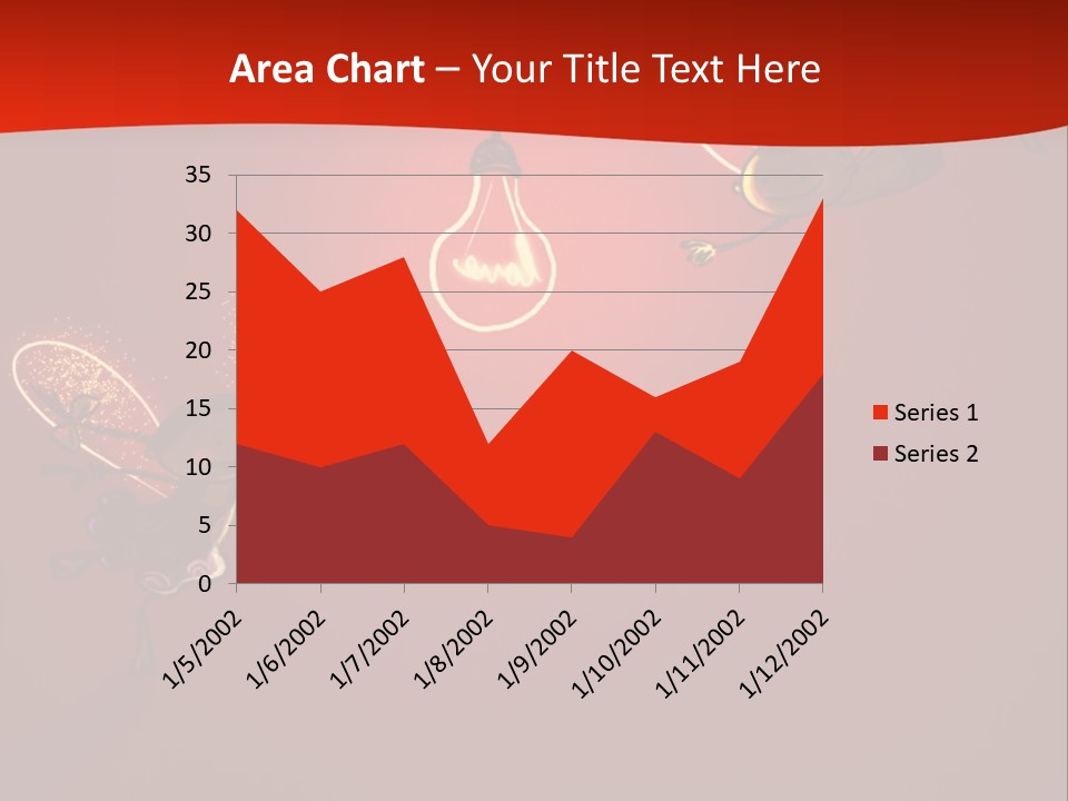 A Powerpoint Presentation With A Red Background PowerPoint Template