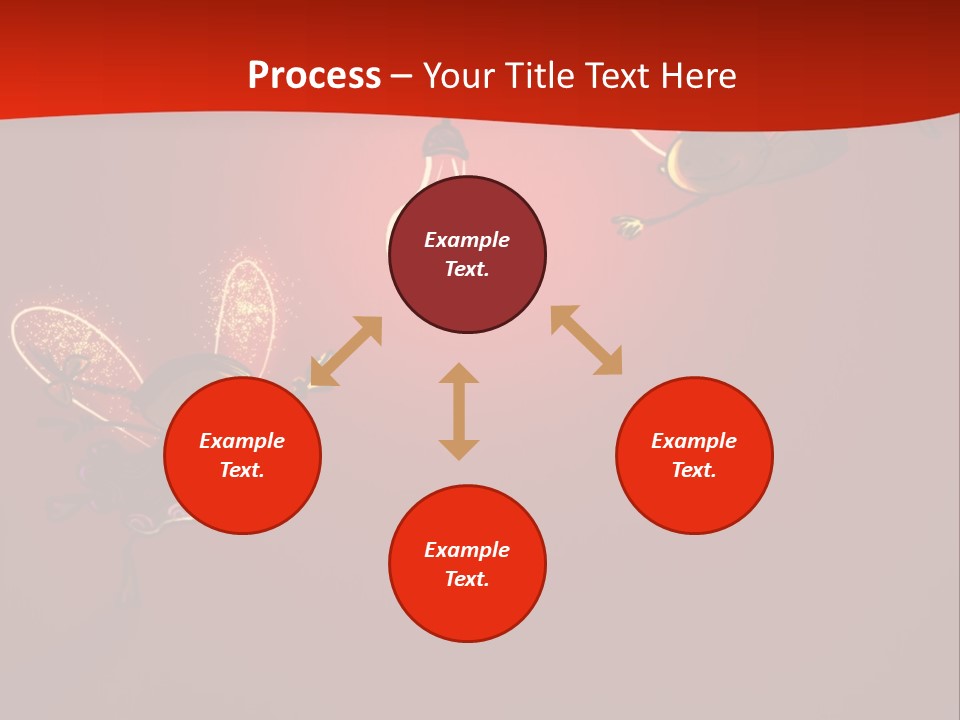 A Powerpoint Presentation With A Red Background PowerPoint Template
