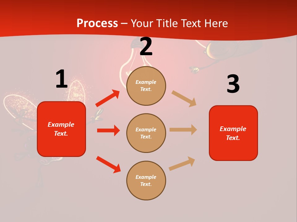A Powerpoint Presentation With A Red Background PowerPoint Template