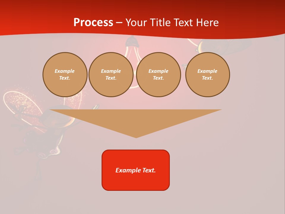 A Powerpoint Presentation With A Red Background PowerPoint Template
