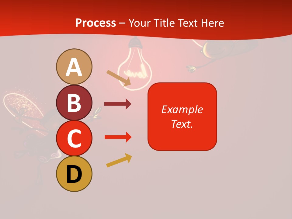 A Powerpoint Presentation With A Red Background PowerPoint Template