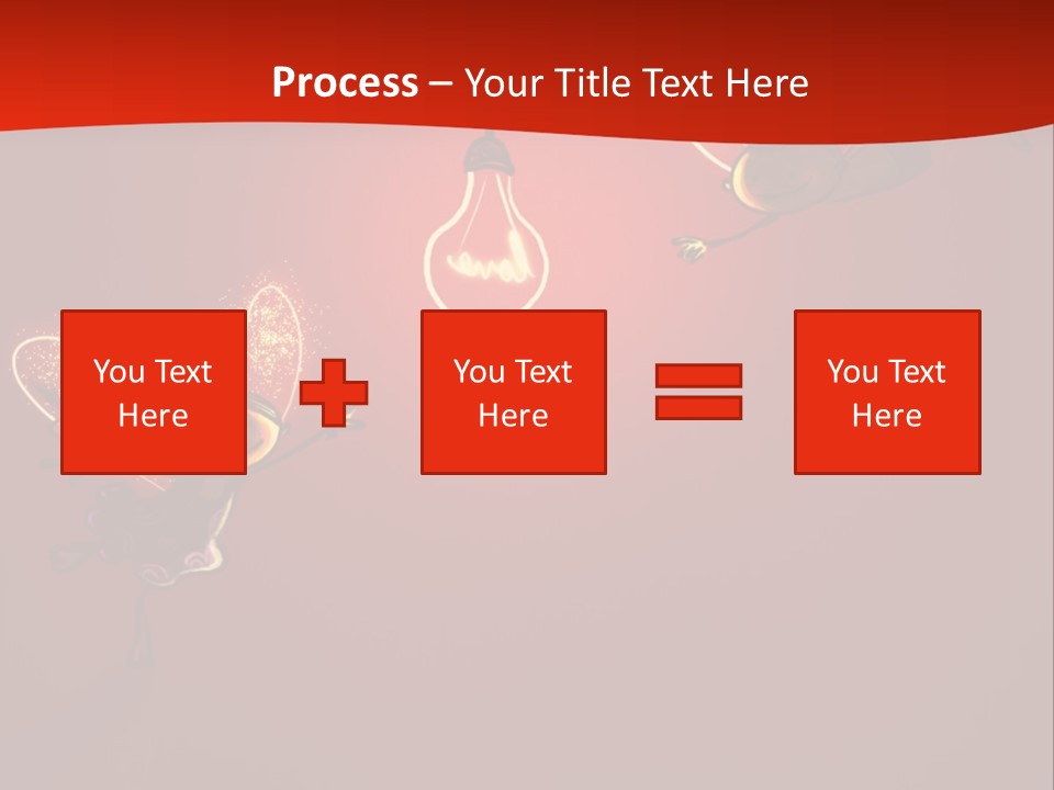 A Powerpoint Presentation With A Red Background PowerPoint Template