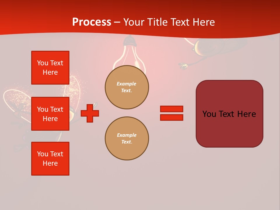 A Powerpoint Presentation With A Red Background PowerPoint Template