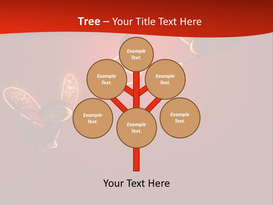 A Powerpoint Presentation With A Red Background PowerPoint Template