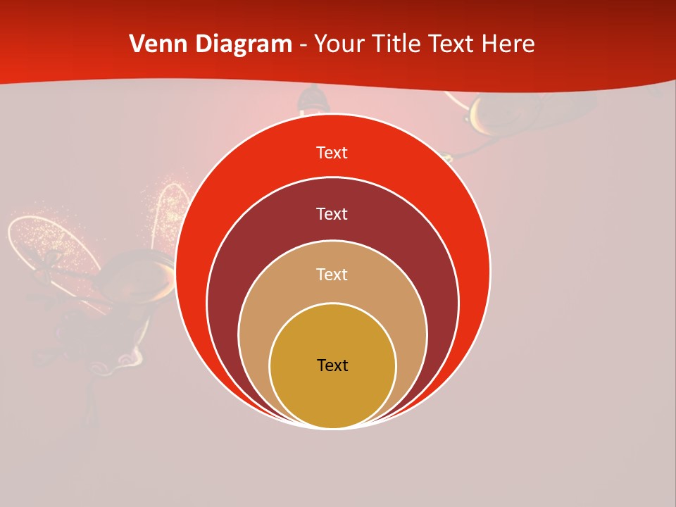 A Powerpoint Presentation With A Red Background PowerPoint Template