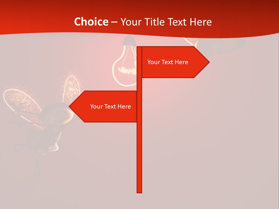 A Powerpoint Presentation With A Red Background PowerPoint Template