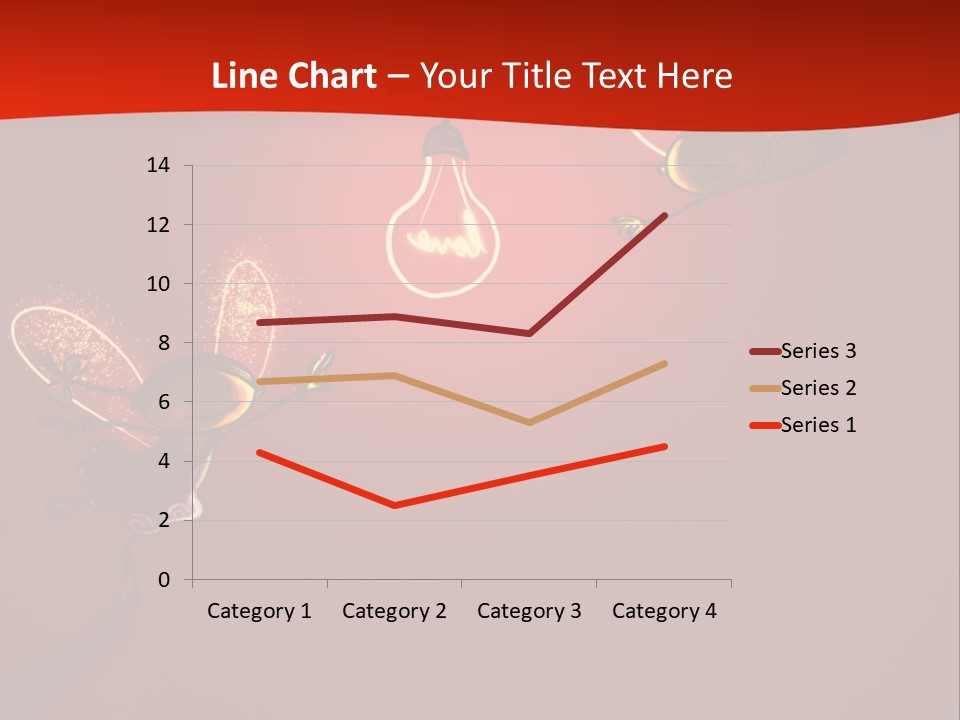 A Powerpoint Presentation With A Red Background PowerPoint Template