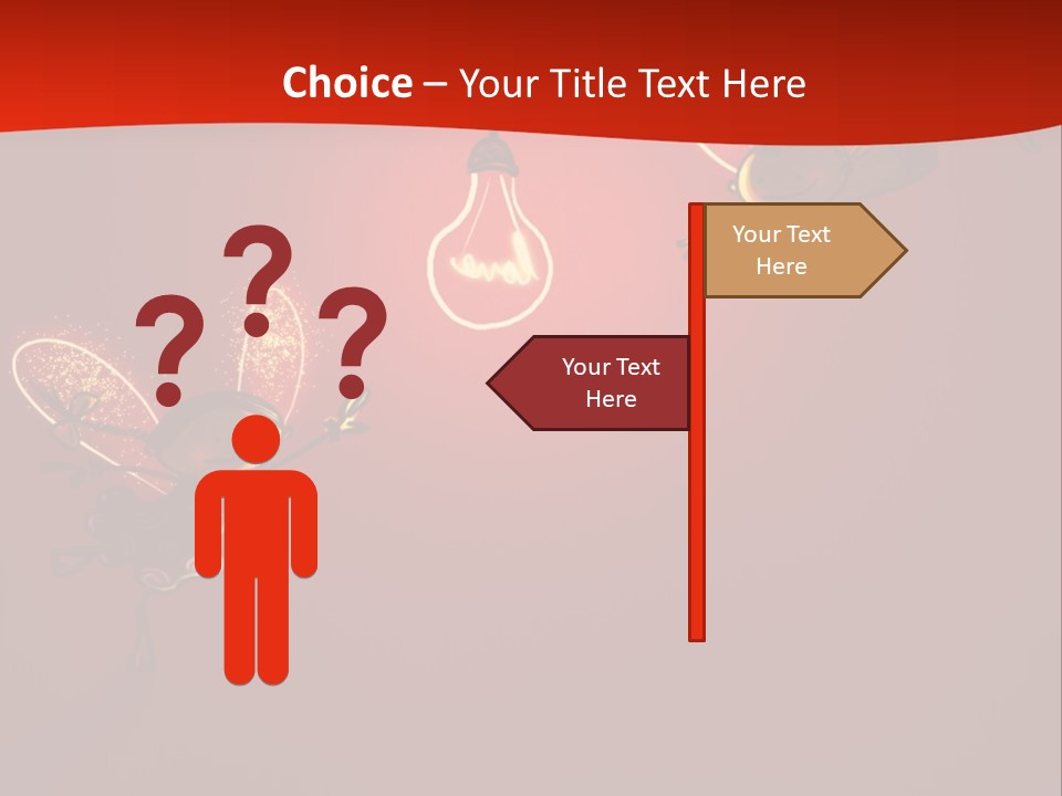 A Powerpoint Presentation With A Red Background PowerPoint Template