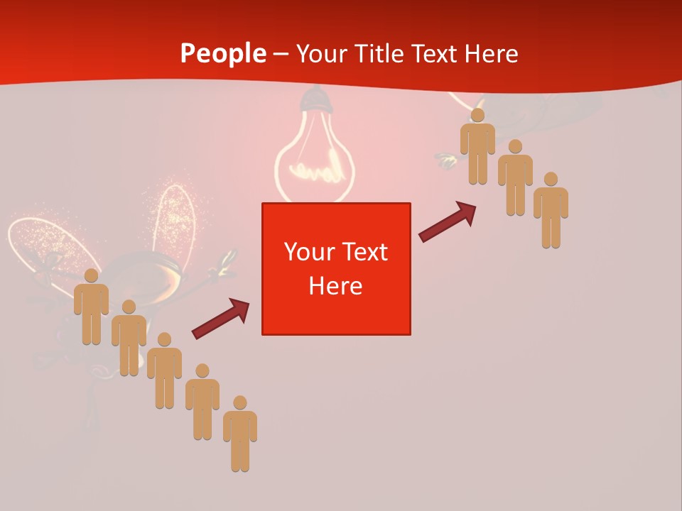 A Powerpoint Presentation With A Red Background PowerPoint Template