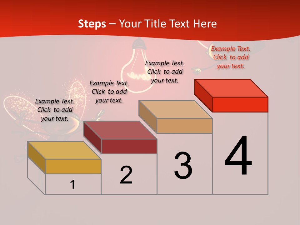 A Powerpoint Presentation With A Red Background PowerPoint Template