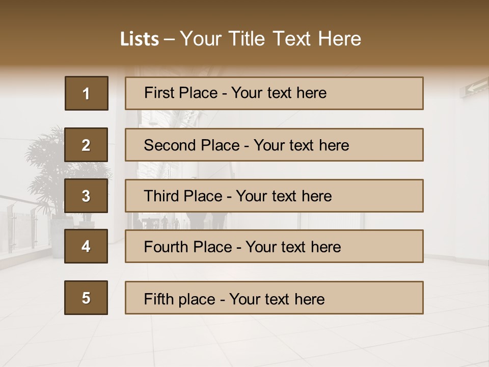 A Couple Of People Walking Down A Hallway PowerPoint Template