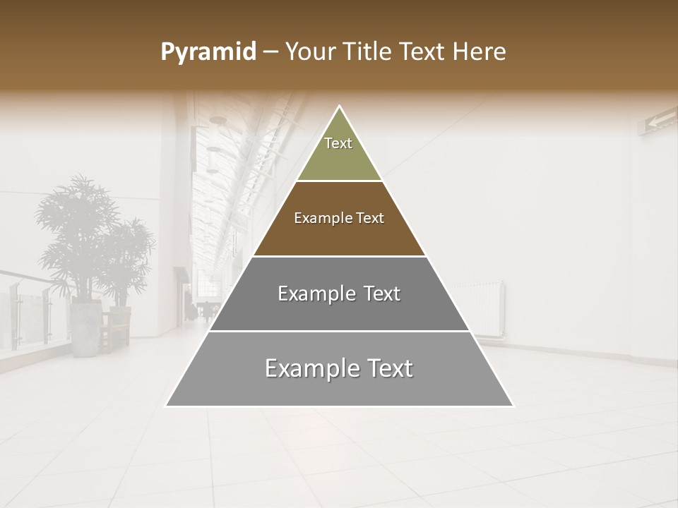 A Couple Of People Walking Down A Hallway PowerPoint Template
