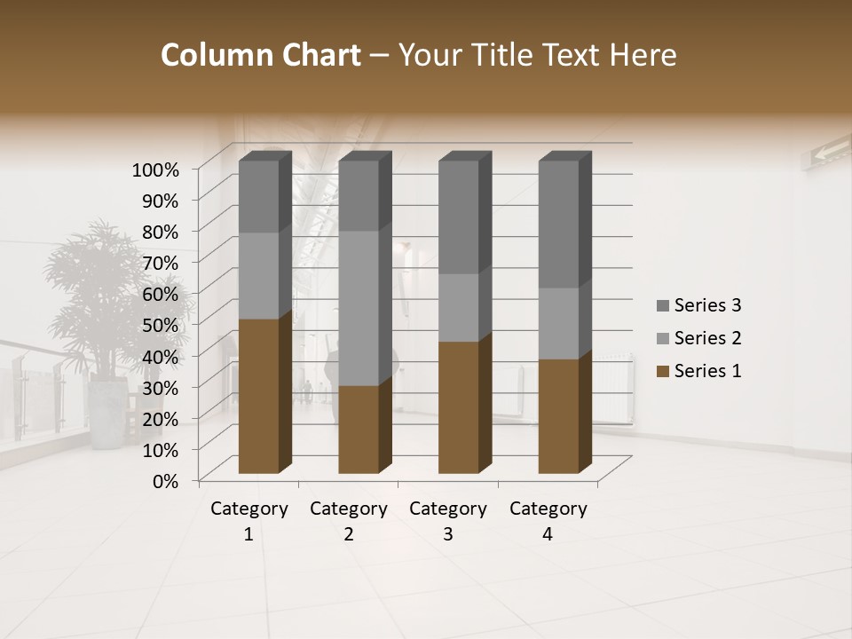 A Couple Of People Walking Down A Hallway PowerPoint Template