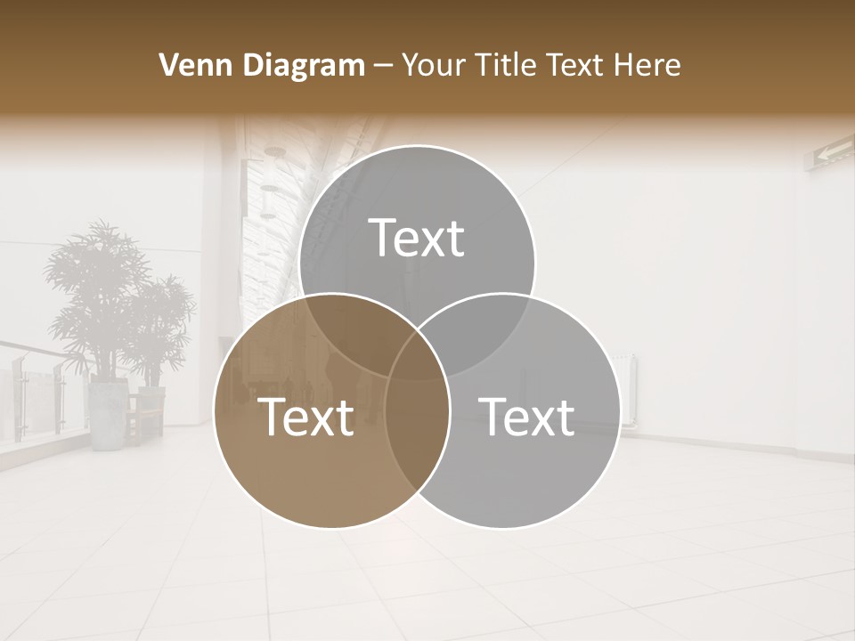A Couple Of People Walking Down A Hallway PowerPoint Template