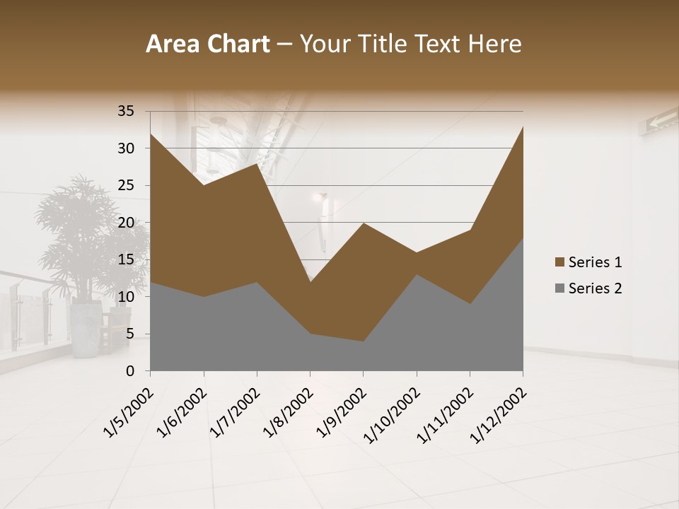 A Couple Of People Walking Down A Hallway PowerPoint Template
