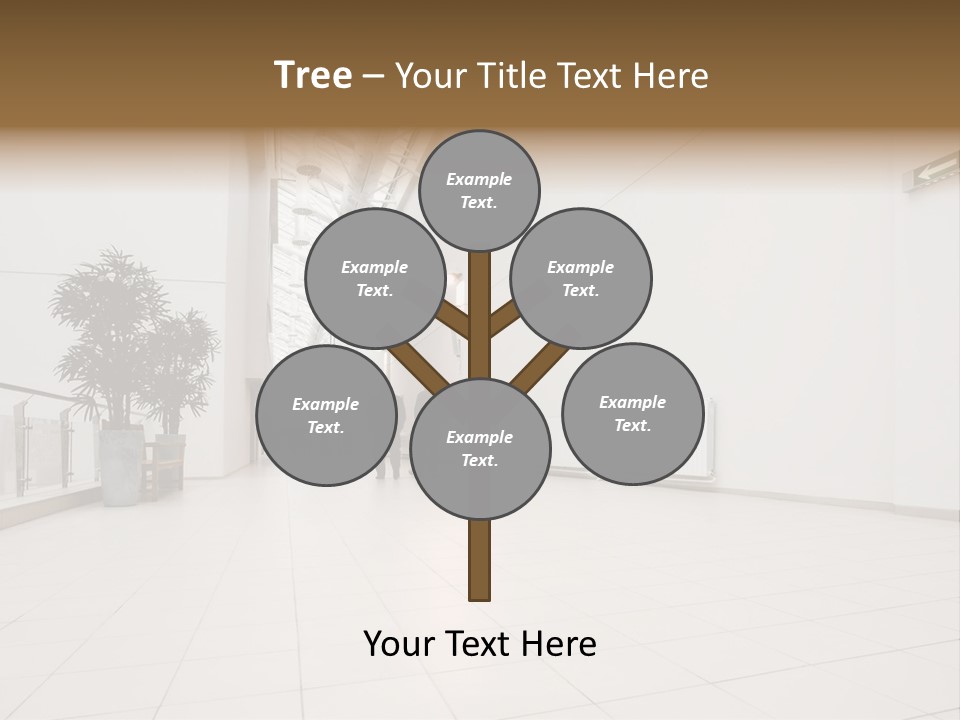A Couple Of People Walking Down A Hallway PowerPoint Template