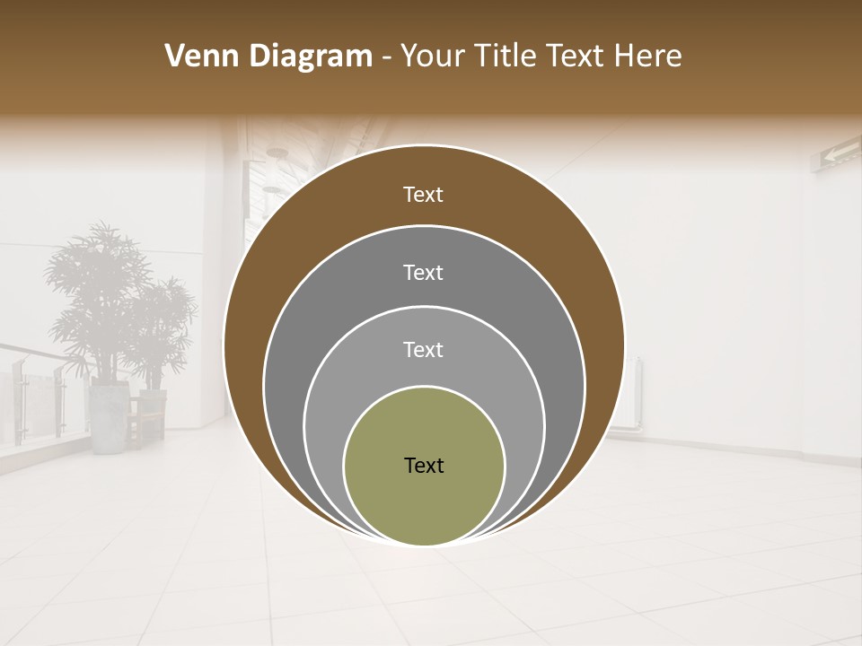 A Couple Of People Walking Down A Hallway PowerPoint Template
