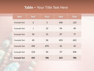 A Woman Wearing A Green And White Beaded Necklace PowerPoint Template