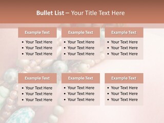 A Woman Wearing A Green And White Beaded Necklace PowerPoint Template