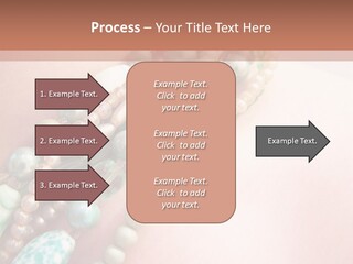 A Woman Wearing A Green And White Beaded Necklace PowerPoint Template