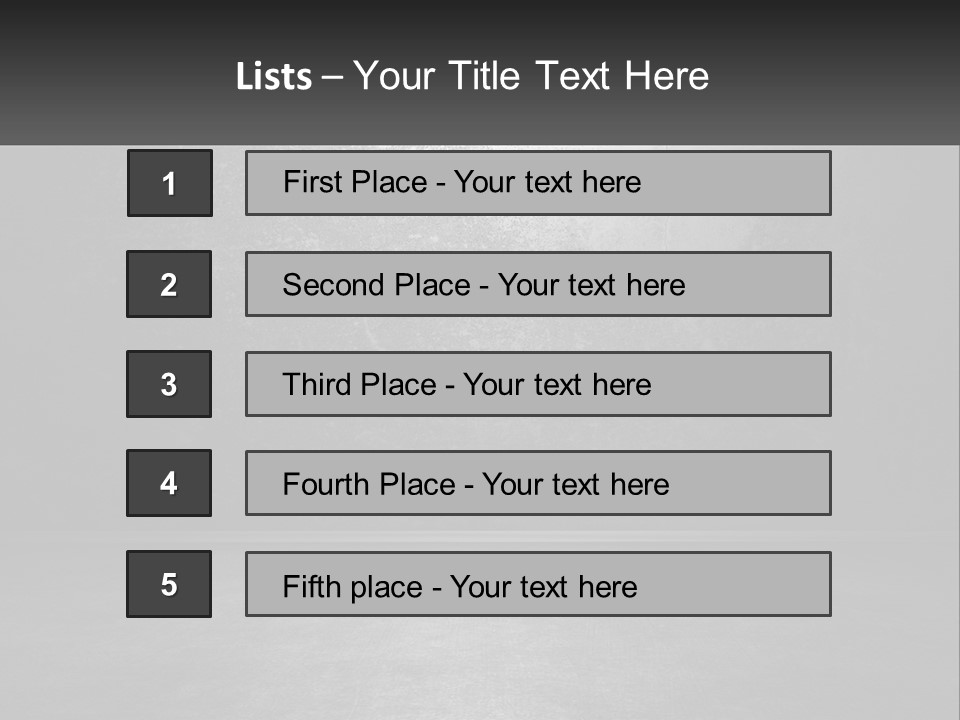 A Black And White Photo Of An Empty Room PowerPoint Template