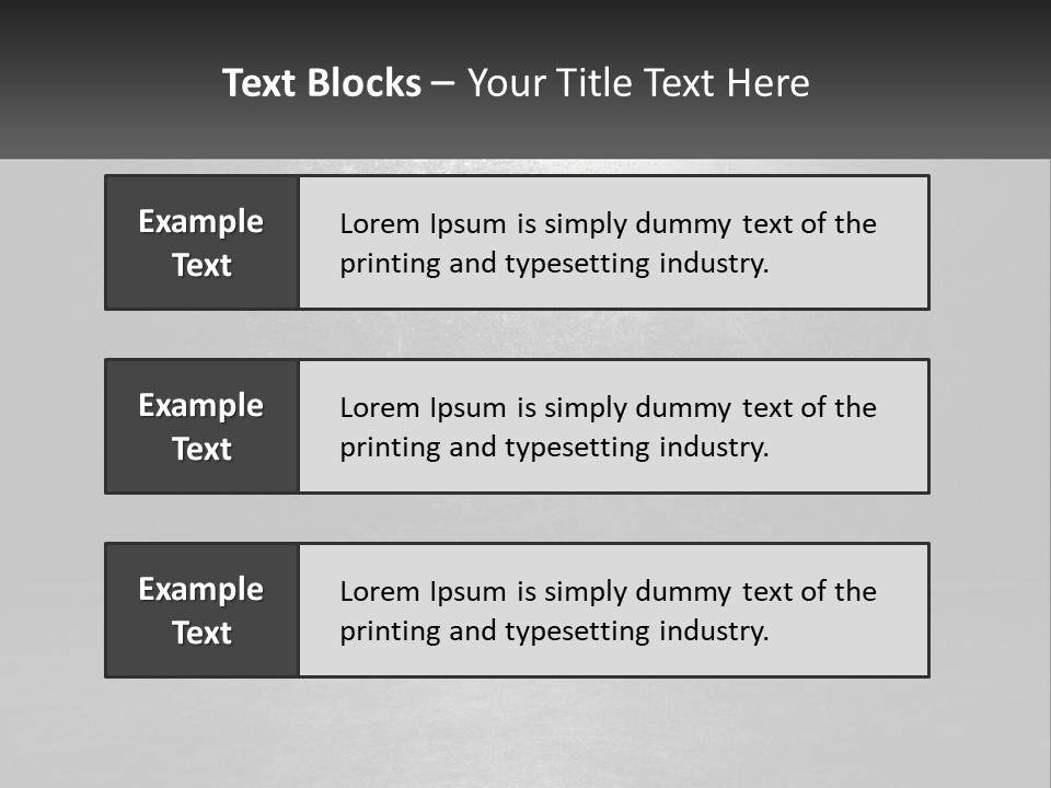 A Black And White Photo Of An Empty Room PowerPoint Template