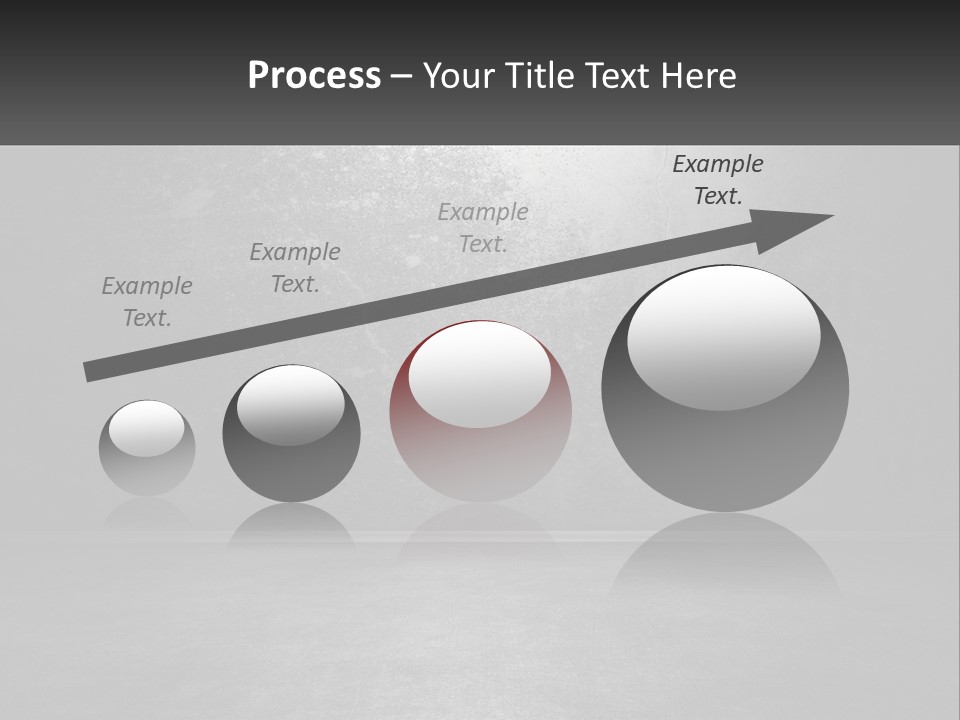 A Black And White Photo Of An Empty Room PowerPoint Template