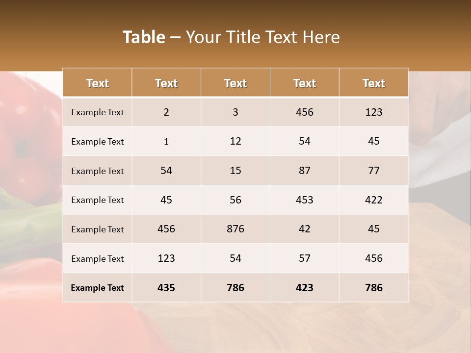 A Person Cutting A Tomato On A Cutting Board PowerPoint Template