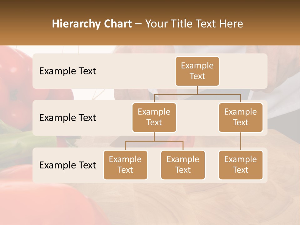 A Person Cutting A Tomato On A Cutting Board PowerPoint Template