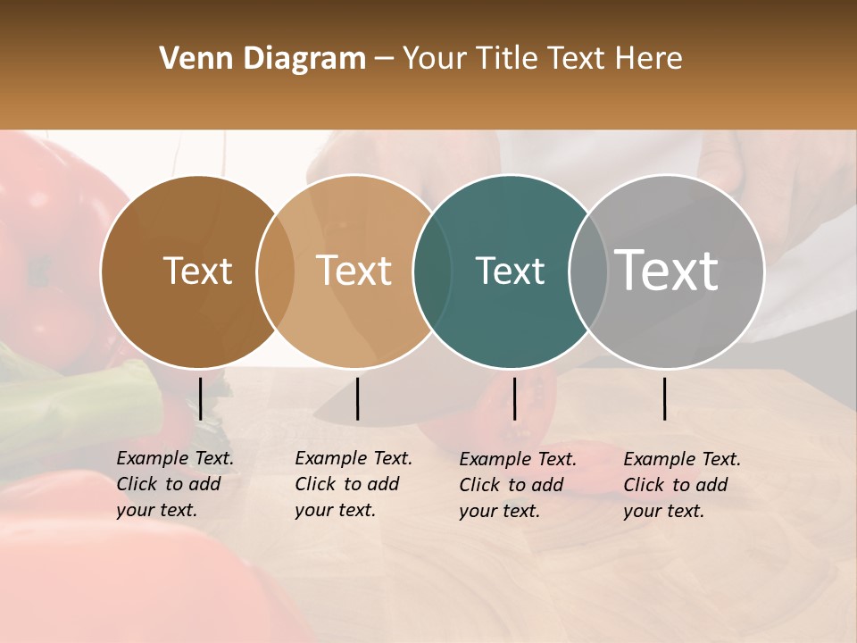 A Person Cutting A Tomato On A Cutting Board PowerPoint Template