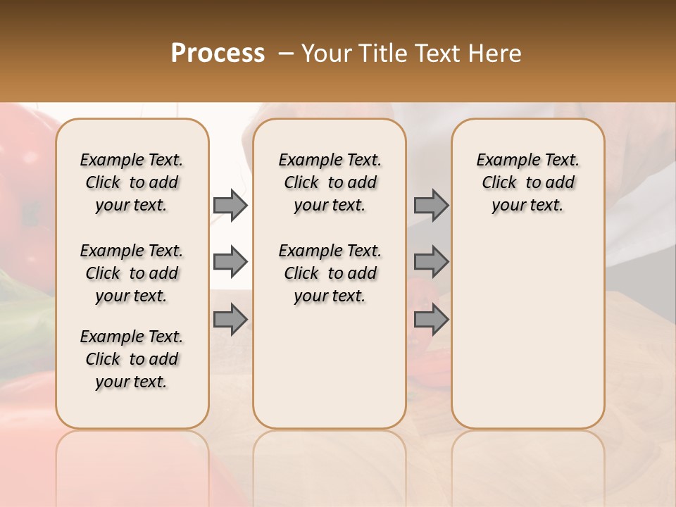 A Person Cutting A Tomato On A Cutting Board PowerPoint Template
