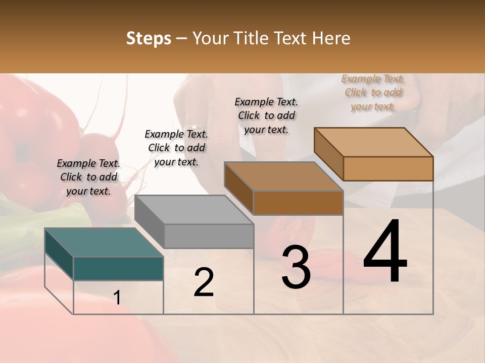 A Person Cutting A Tomato On A Cutting Board PowerPoint Template