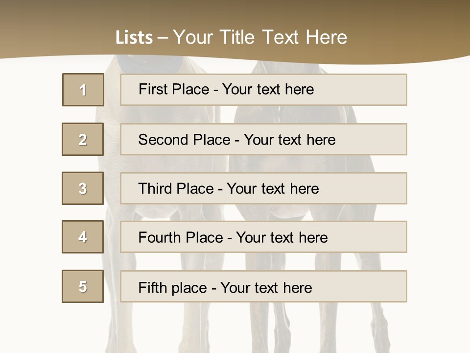 Two Dogs Standing Next To Each Other On A White Background PowerPoint Template