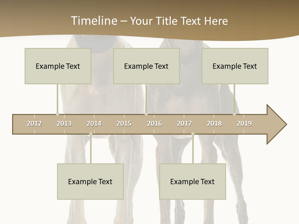 Two Dogs Standing Next To Each Other On A White Background PowerPoint Template