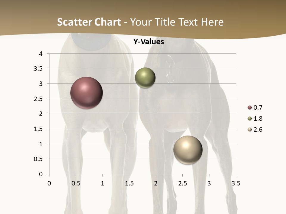 Two Dogs Standing Next To Each Other On A White Background PowerPoint Template