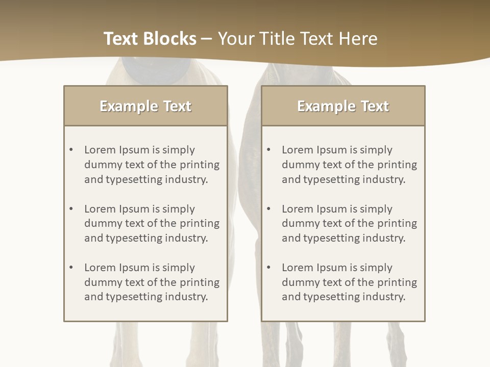 Two Dogs Standing Next To Each Other On A White Background PowerPoint Template