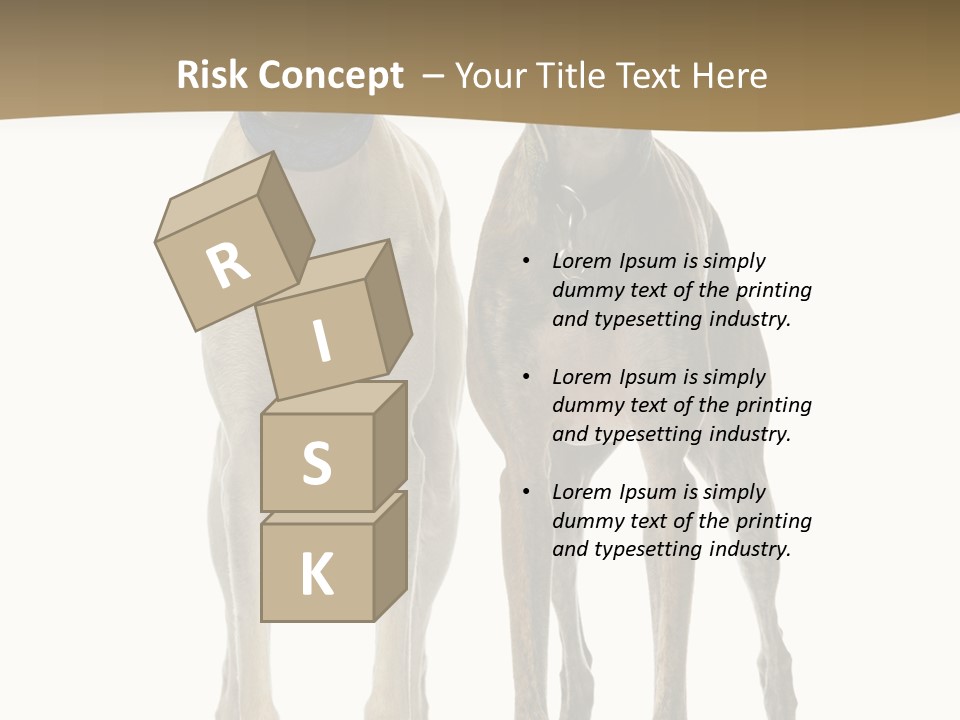 Two Dogs Standing Next To Each Other On A White Background PowerPoint Template