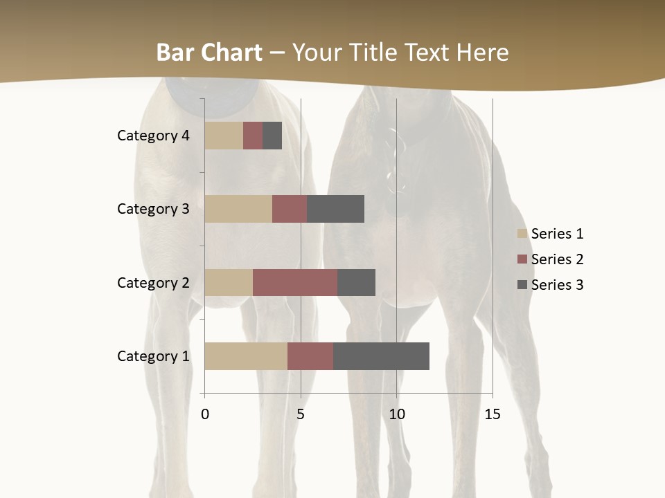 Two Dogs Standing Next To Each Other On A White Background PowerPoint Template
