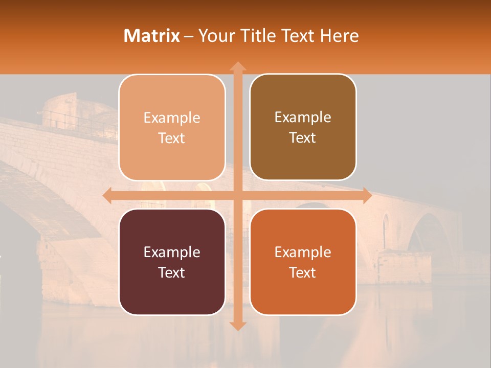 A Bridge Over A Body Of Water At Night PowerPoint Template