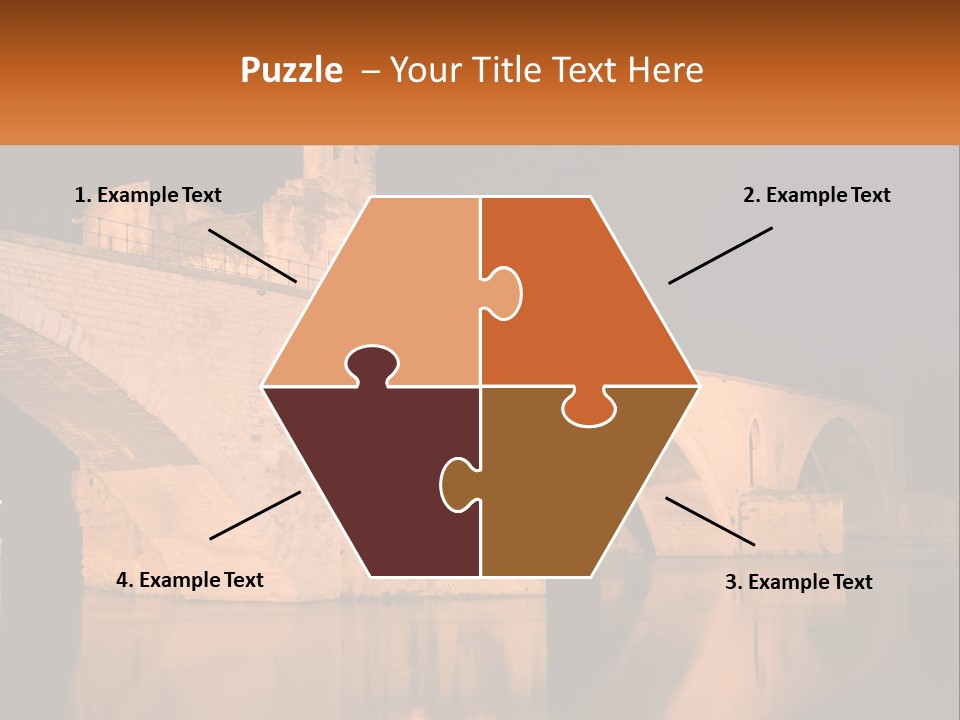 A Bridge Over A Body Of Water At Night PowerPoint Template