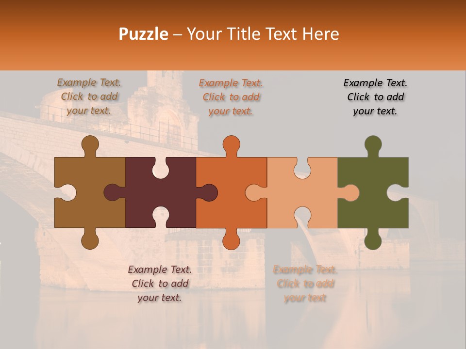 A Bridge Over A Body Of Water At Night PowerPoint Template