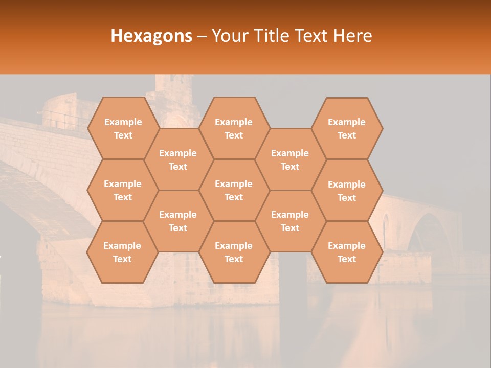 A Bridge Over A Body Of Water At Night PowerPoint Template