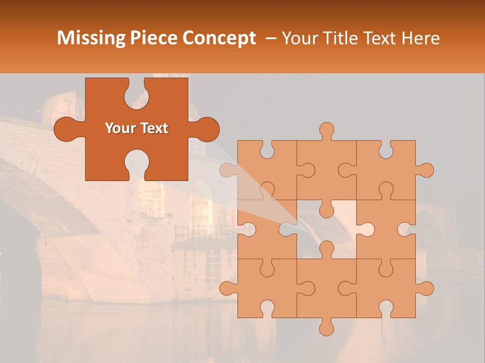 A Bridge Over A Body Of Water At Night PowerPoint Template