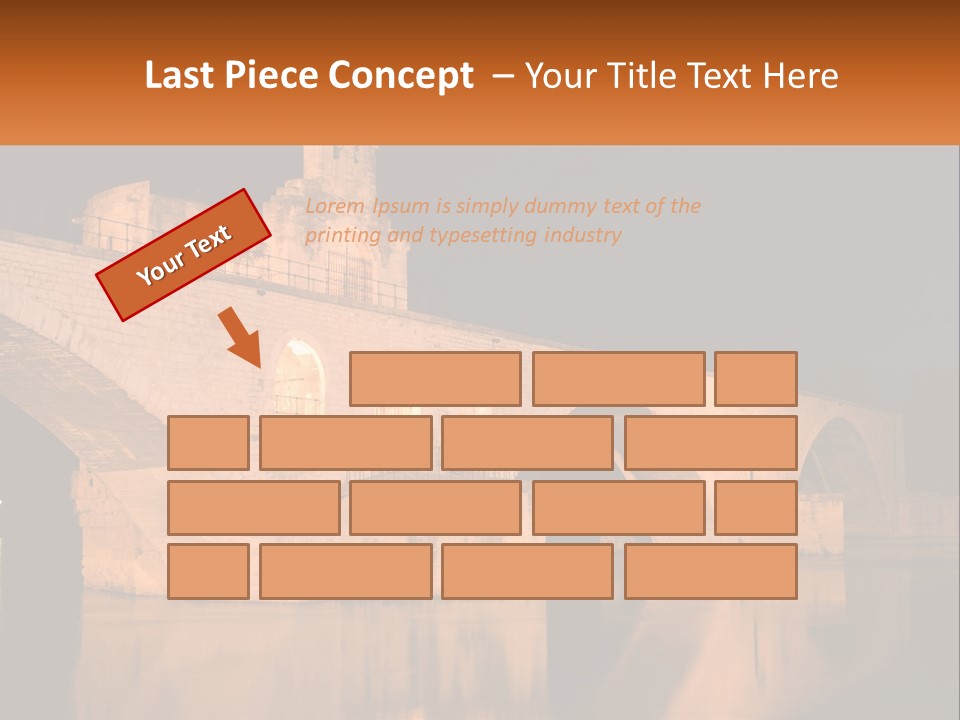 A Bridge Over A Body Of Water At Night PowerPoint Template