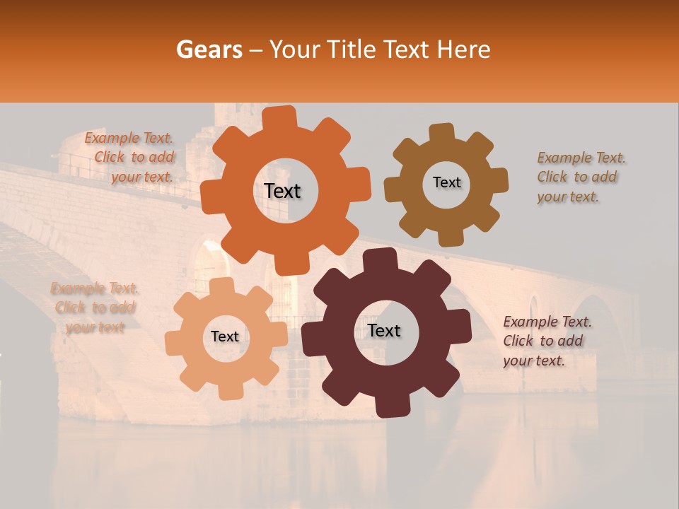 A Bridge Over A Body Of Water At Night PowerPoint Template